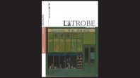 journal cover against black background with painting of chinese shops