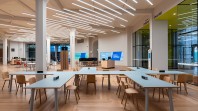 empty tables in information centre