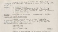 Democratic Labor Party central executive minutes