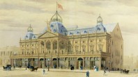 Princess Theatre, Melbourne, by William Pitt, c 1885