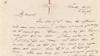 Letter in cursive handwriting, beginning 'My dearest'