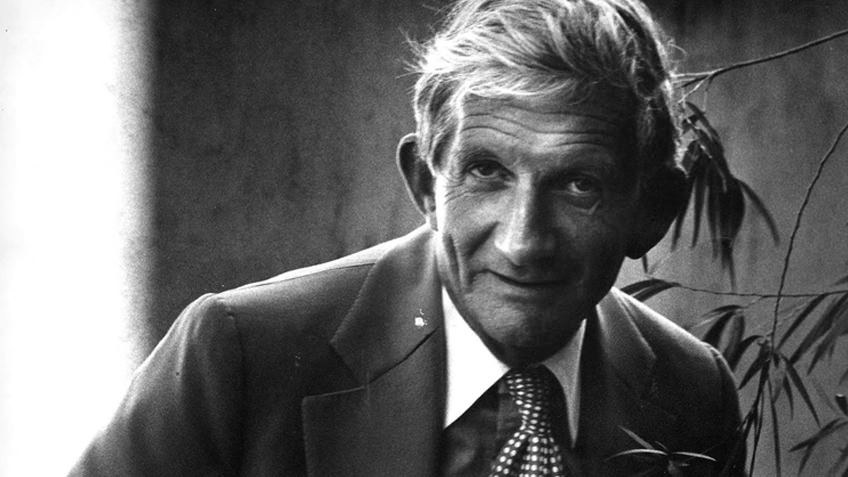 Black and white photo of Georges Mora