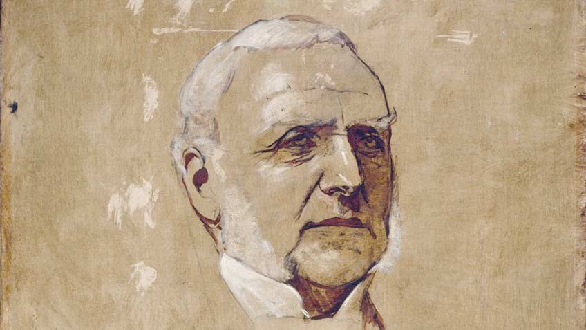 George Frederick Folingsby, Sir Redmond Barry, c 1880, oil on canvas, State Library of Victoria