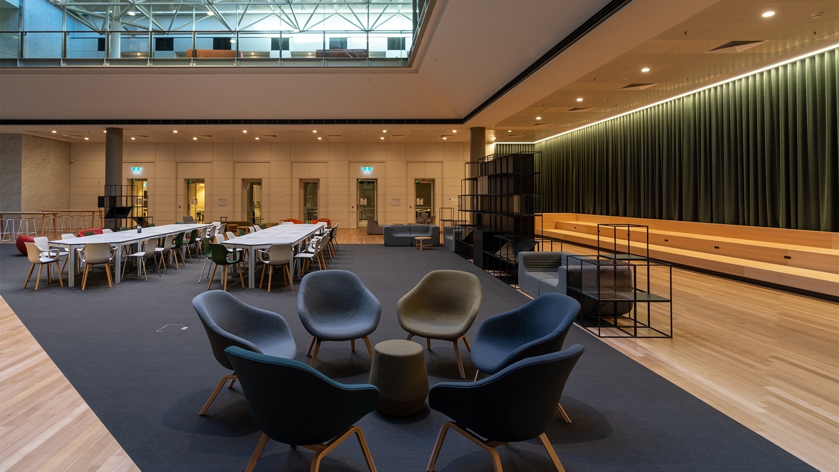 lecture forum with group of seats