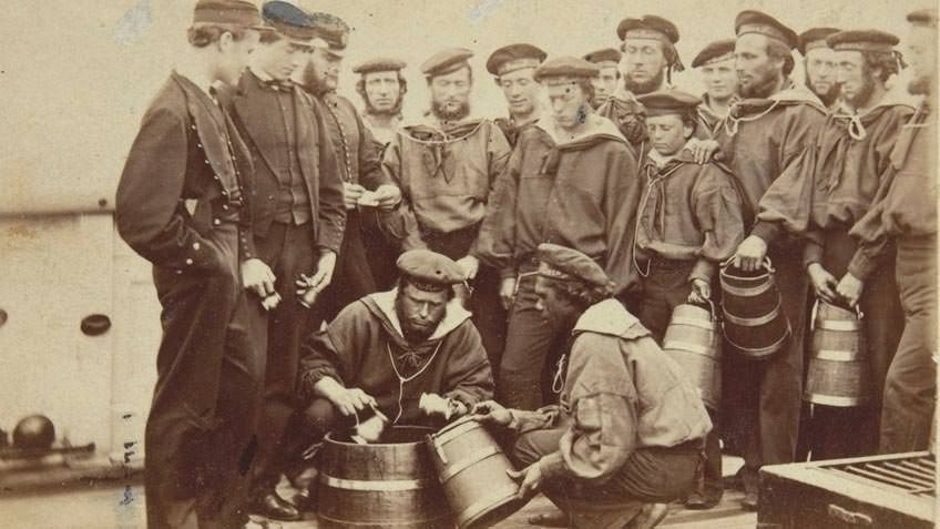 Aboriginal crew member on board the HMVS Victoria, 1861