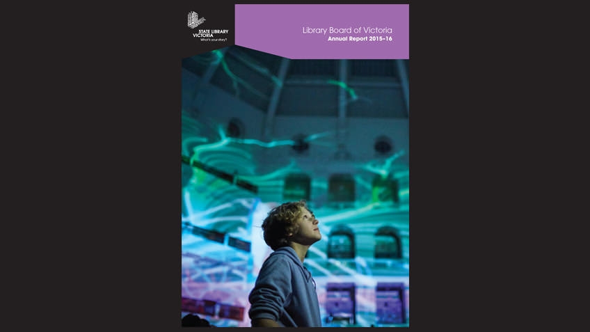 Cover of the Annual Report 2015-2016