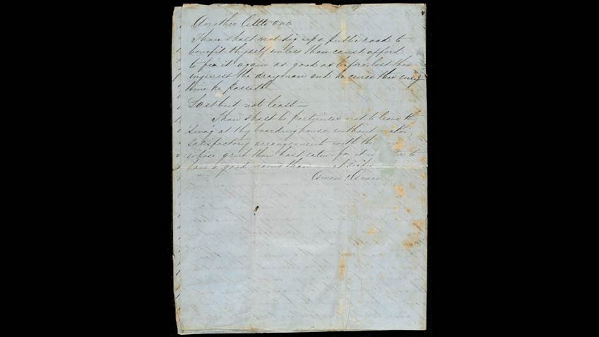 A page from the Diggers Ten Commandments