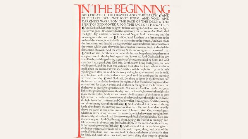 The English bible, Doves Press, Hammersmith, England, 1903–05
