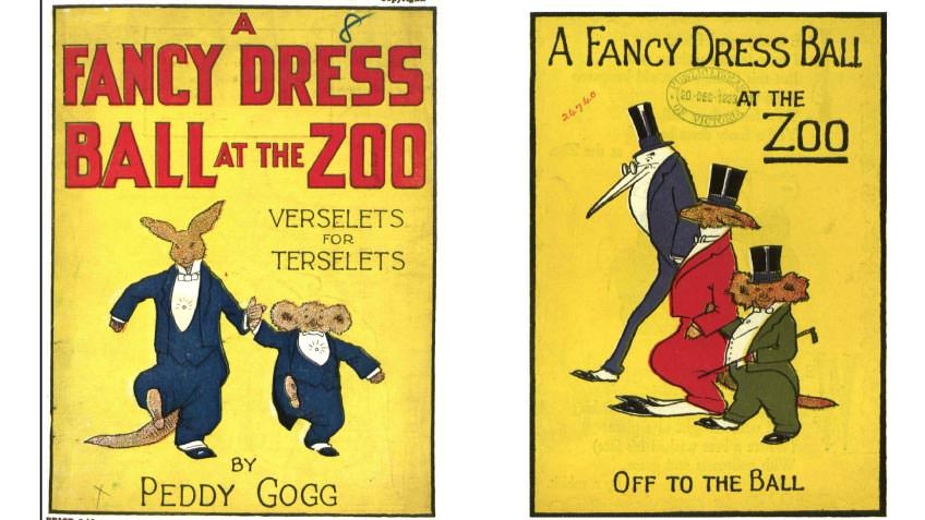 A fancy dress ball at the zoo, 1923