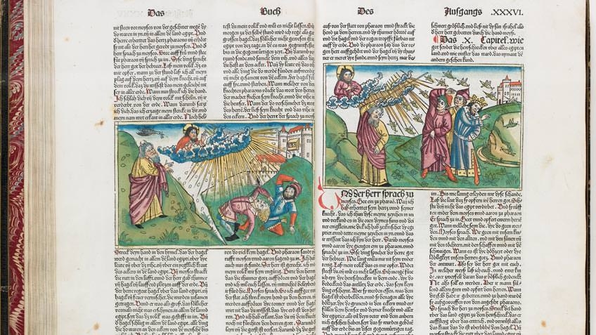 German bible, published by Anton Koberger, Nuremberg, 1483