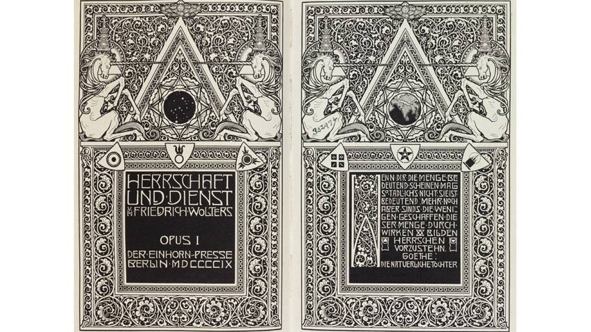 Herrschaft und dienst, Friedrich Wolters, 1909