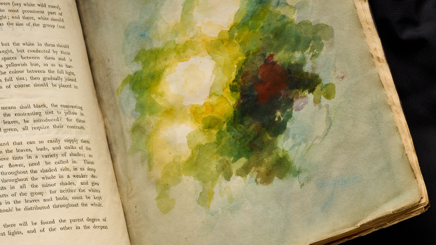 A book by artist Mary Gartside on the theory of colour