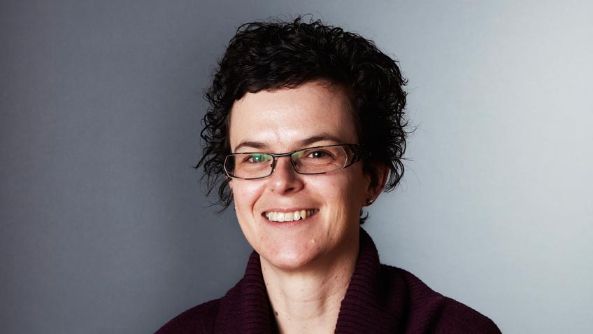 Portrait of Justine Hyde Director Library Services and Experience