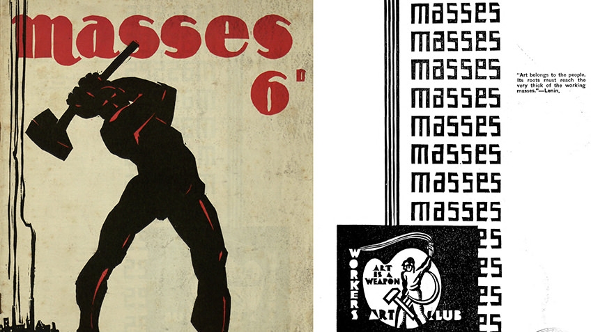 'Masses', Art Workers' Club journal from 1932
