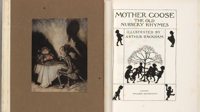 'Mother goose' book of nursery rhymes