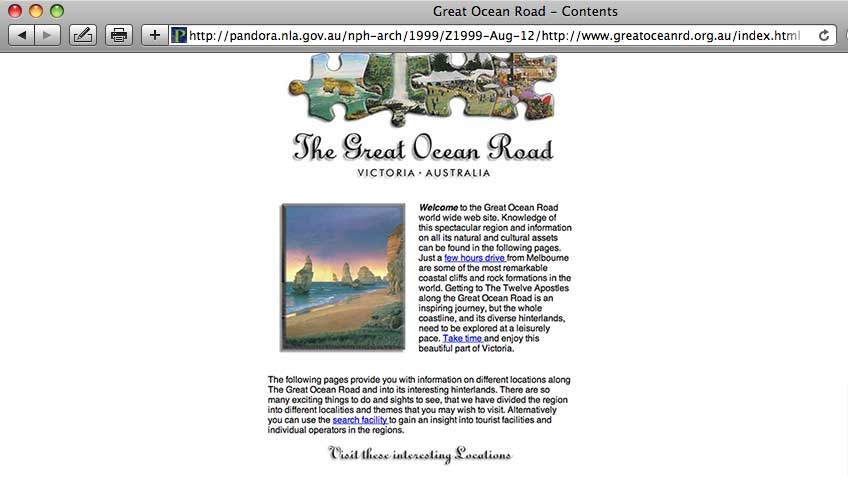 Pandora contains archived websites covering a broad range of subjects