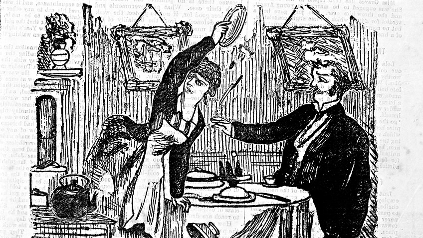 'Police News' cover page, 1876