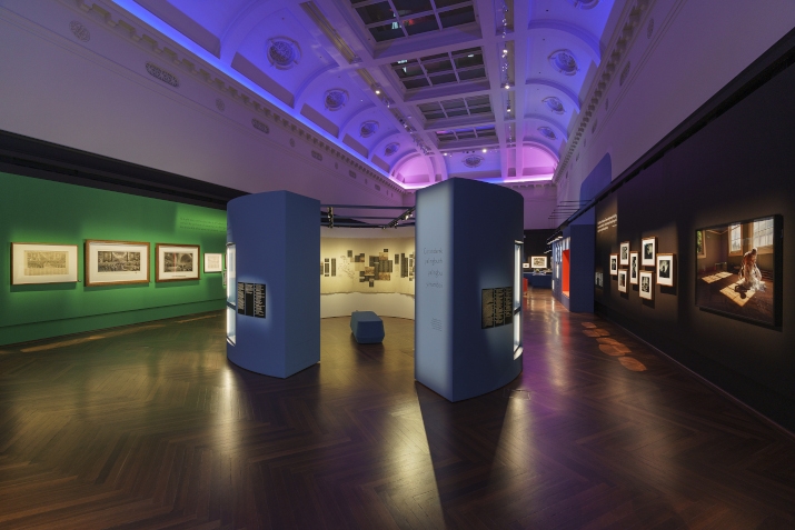 An exhibition in an elegant heritage space