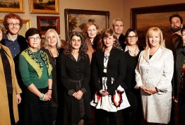 Photo of 2012 Creative Fellows with Minister for the Arts