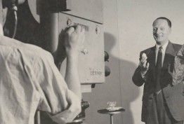 Magician Will Alma on television, 1953