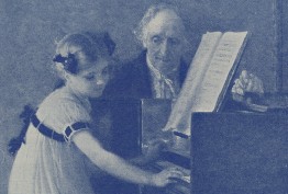 Girl playing piano