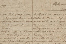 First handwritten 'Melbourne Advertiser', 1838