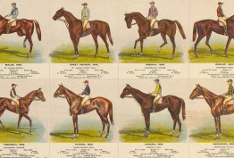 Detail from Melbourne Cup Winners Australia by GL Whiteley 1902