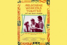 Poster promoting Melbourne Workers Theatre, 1988
