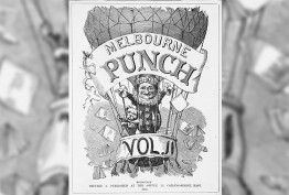'Melbourne Punch', cover page, 1856