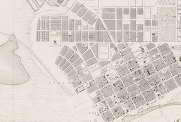 James Kearney's 1855 map of Melbourne