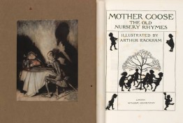 'Mother goose' book of nursery rhymes