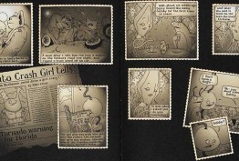 Spread taken from 'The great Gatsby', by Nicki Greenberg