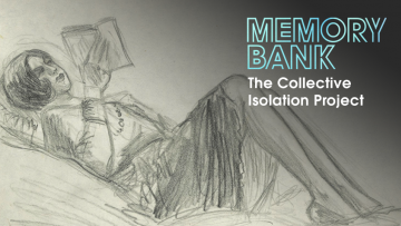 Pencil sketch of a woman laying down reading