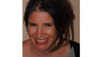 Woman smiling at camera