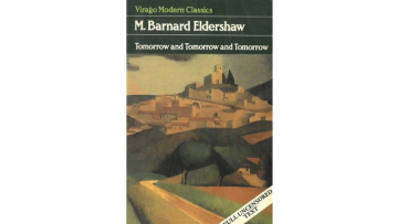 Front cover of Virago 1983 edition, with details of Dorrit Black's painting, 'Mirmande'. 1983 edition of Tomorrow and tomorrow and tomorrow by M Barnard Eldershaw
