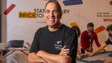 The Brickman at SLV with staff