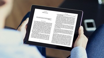 ebooks ebooks on a tablet