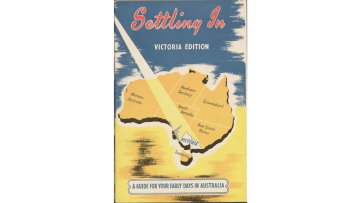 Front cover of the Settling In leaflet