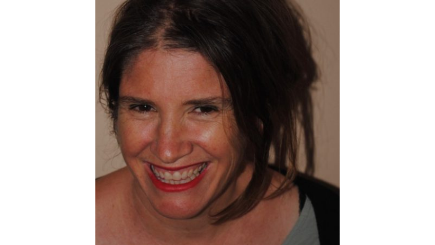 Woman smiling at camera