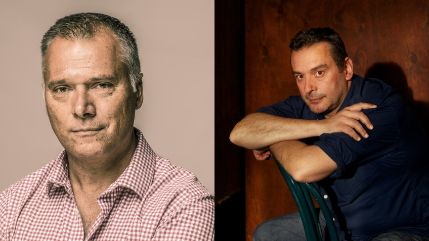 Two headshots of men