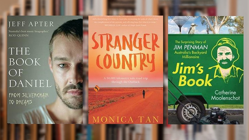 Three ebooks lined up beside one another